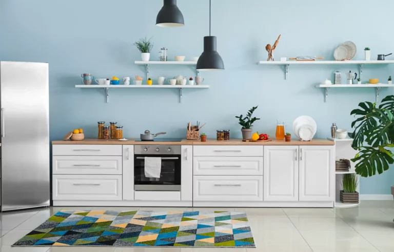 Upgrade Your Kitchen Cabinets. Interior of modern comfortable kitchen.